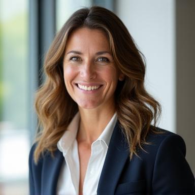 Portrait von Sophie, Ernährungsberaterin und Trainerin bei AlpinePulse Fitness.